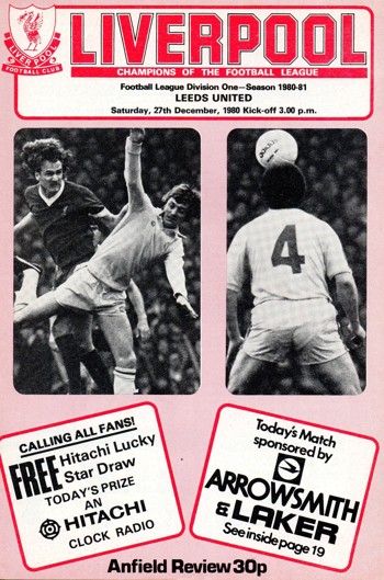 Match programme
